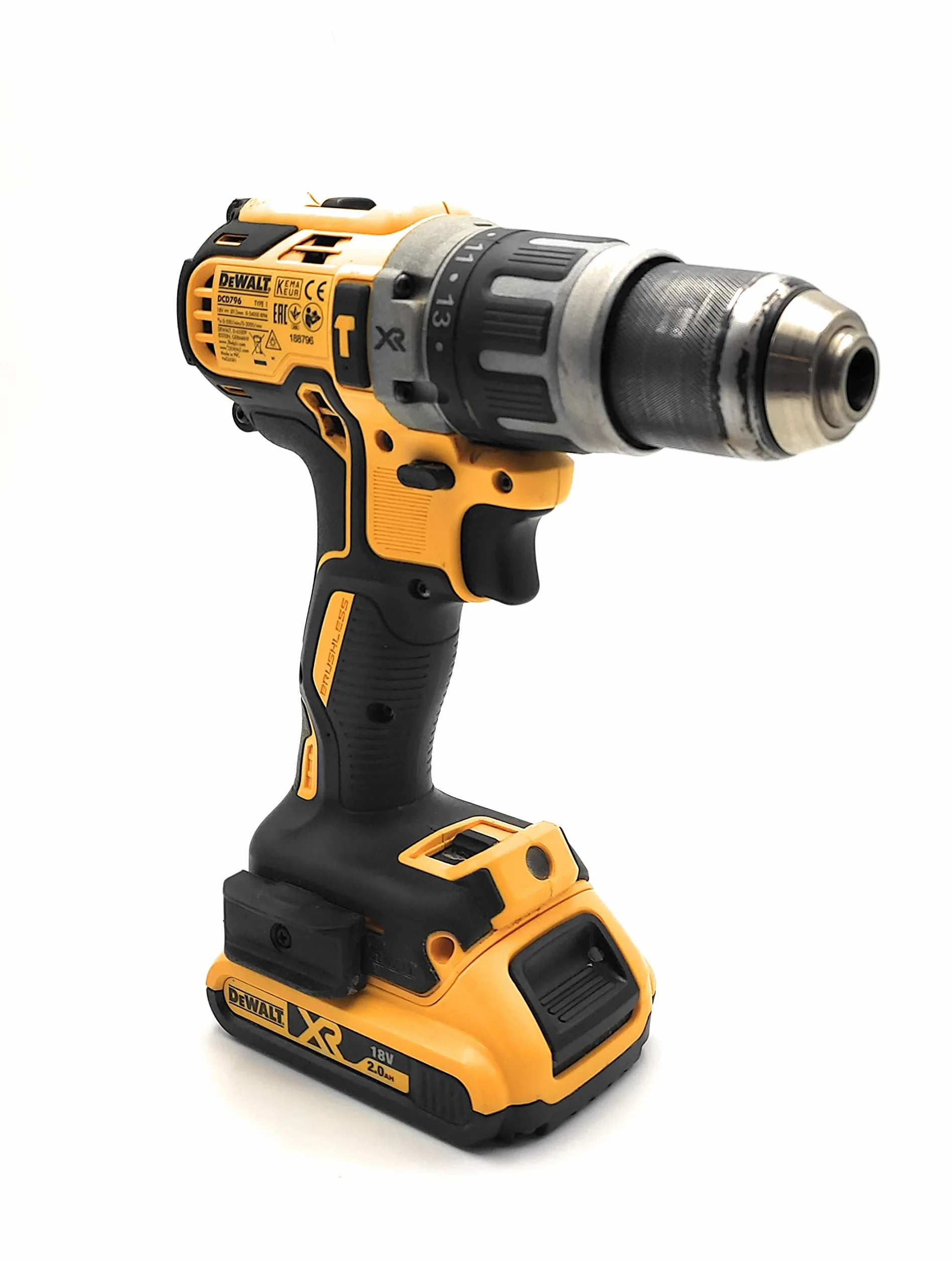 Dewalt DCD796D2-QW Wiertarko-Wkrętarka, Czarny/Żółty, 19 x 6,7 x 20,3 cm, 3,9 kg